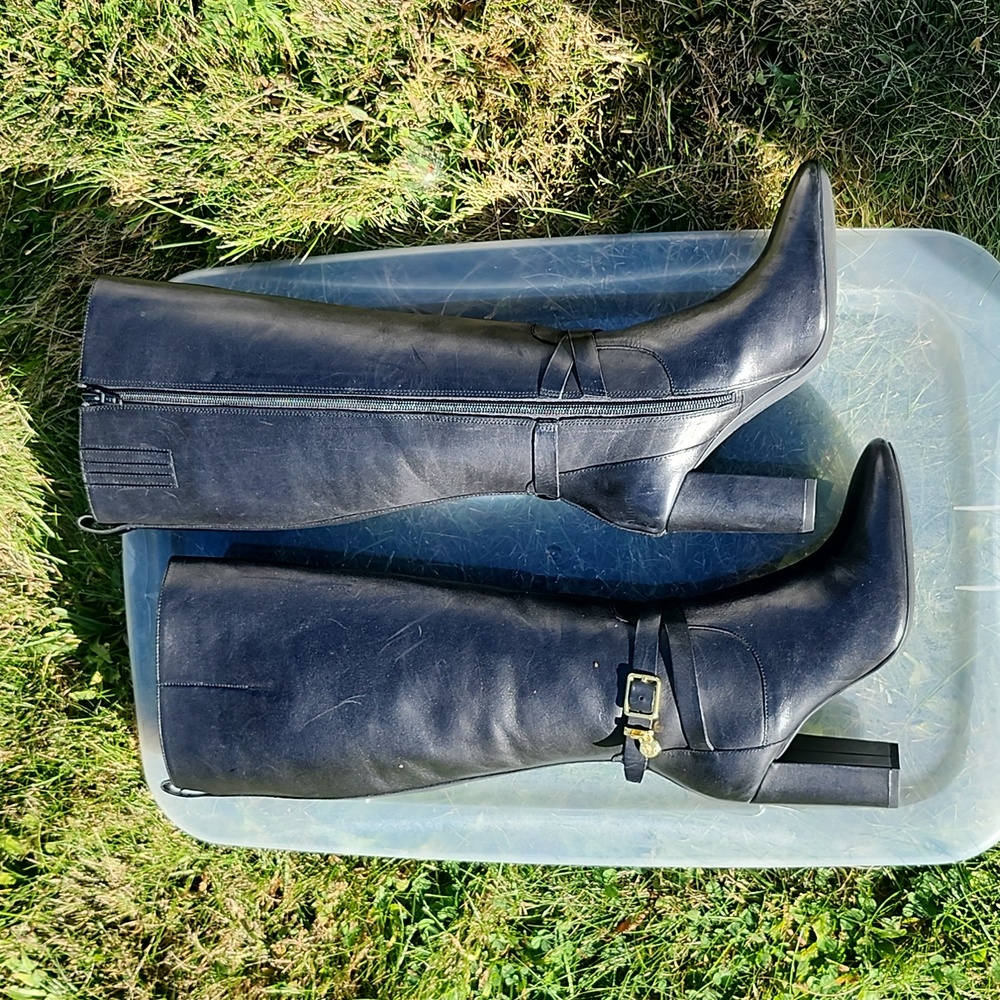 Lauren Ralph Lauren Black Heeled Boots